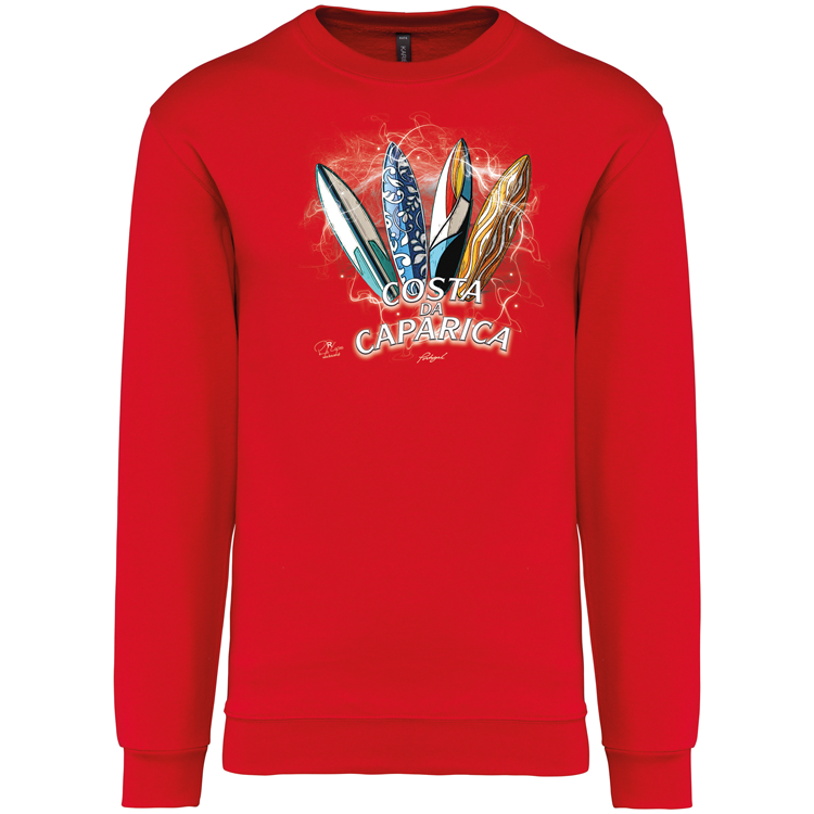 Sweatshirt Kariban sem Capuz Surfboards Costa da Caparica