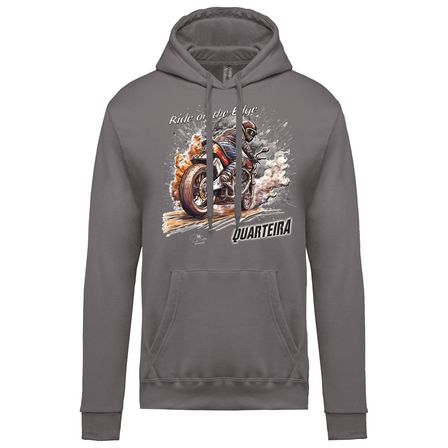 Sweatshirt Kariban com Capuz Ride on the Edge Quarteira