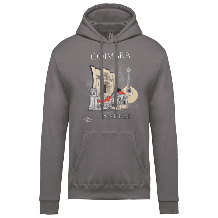 Sweatshirt Kariban com Capuz Sé de Coimbra