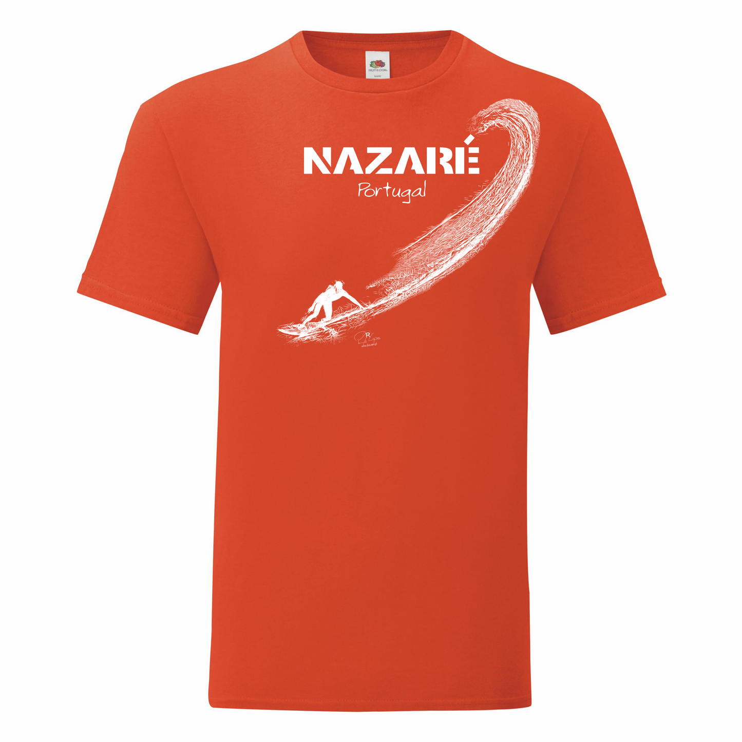 T-shirt Fruit of the Loom, Iconic, 150g, Surf Nazaré