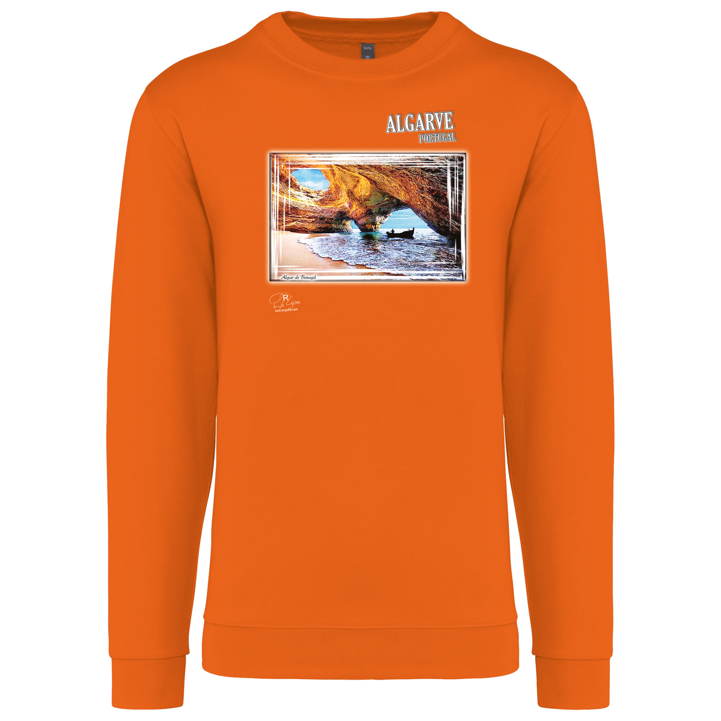 Sweatshirt Kariban sem Capuz Algar de Benagil