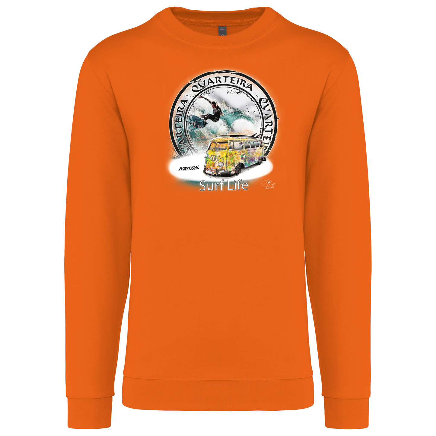 Sweatshirt Kariban sem Capuz Surf Life Quarteira