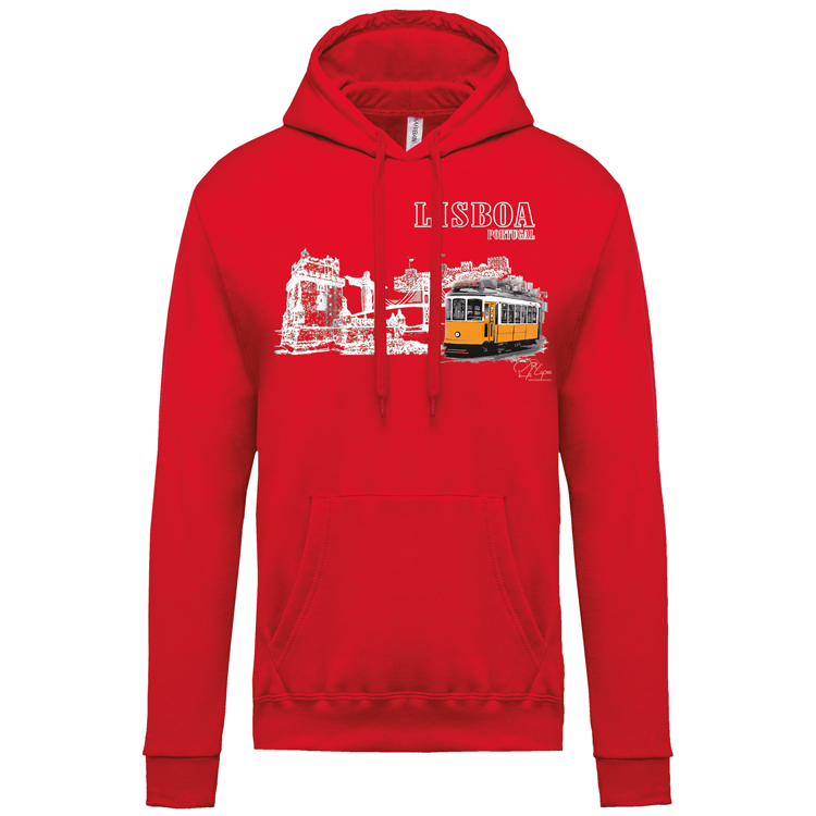 Sweatshirt Kariban com Capuz Monumentos Lx