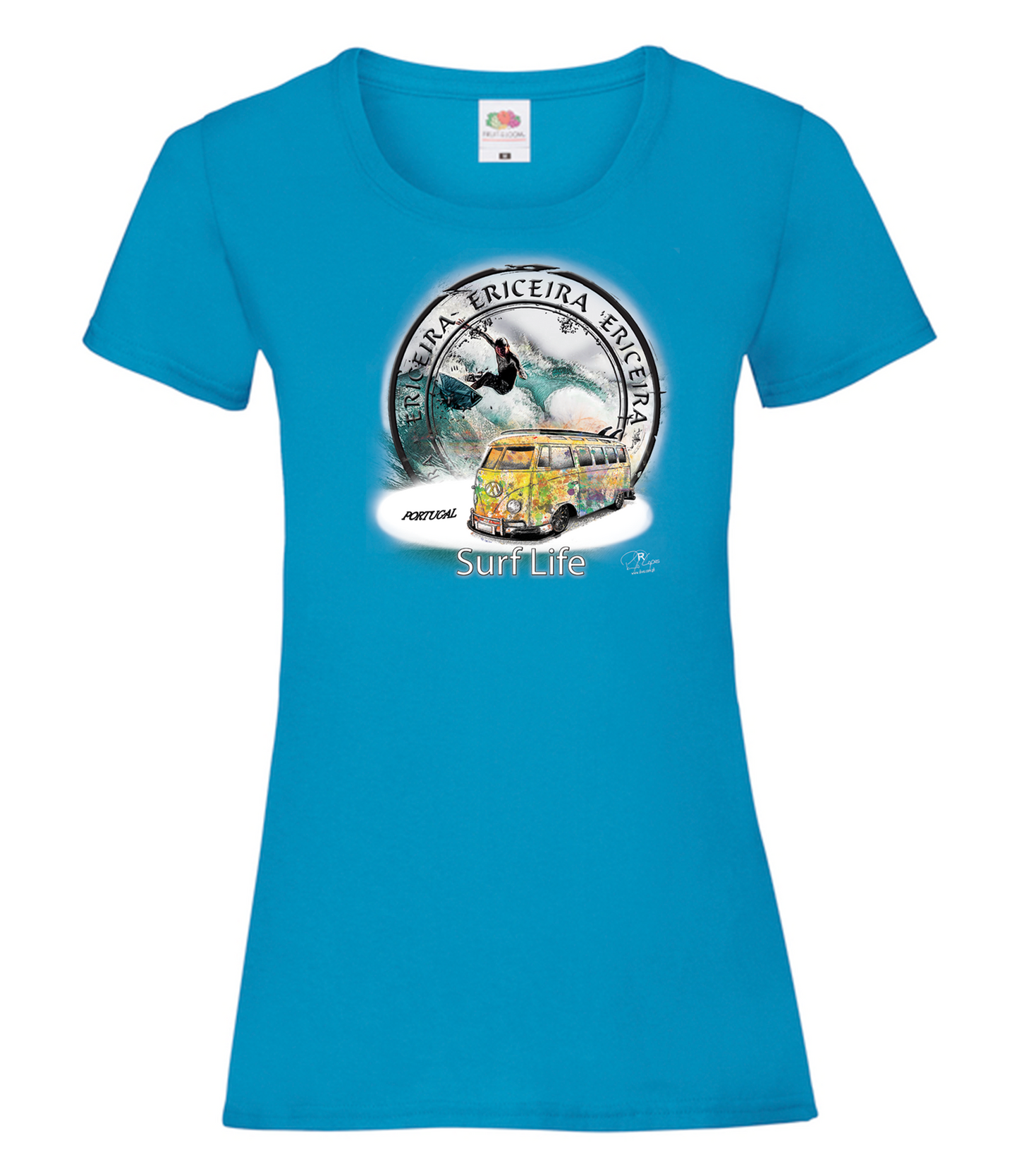 T-shirt Senhora Surf Life Ericeira