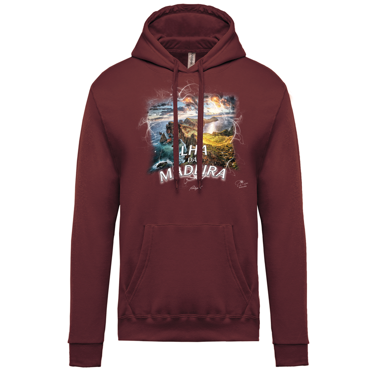 Sweatshirt Kariban com Capuz Ponta de São Lourenço