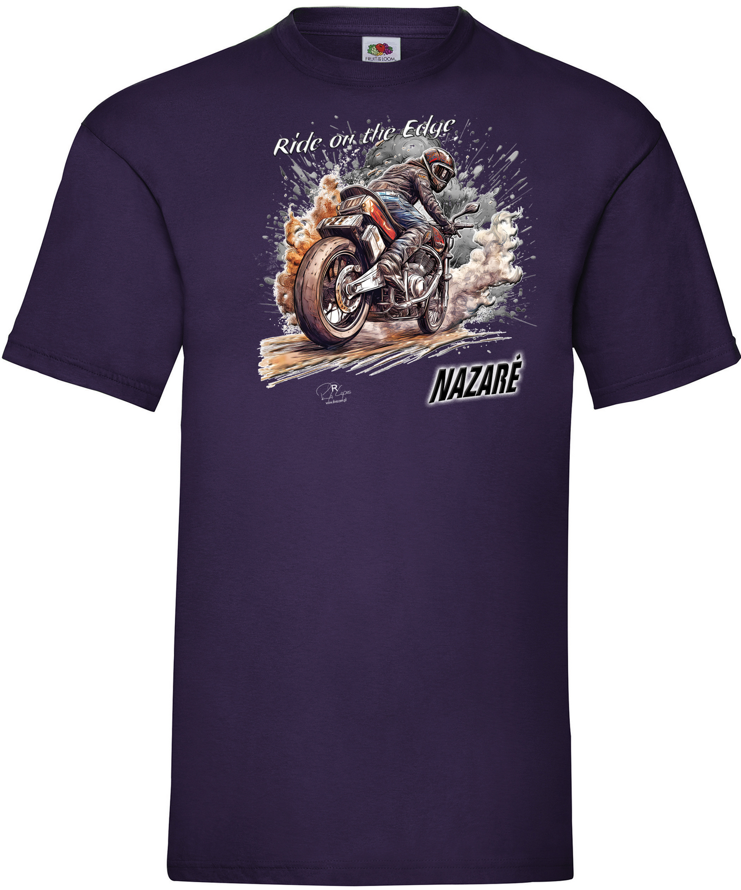 T-shirt Ride on the Edge Nazaré