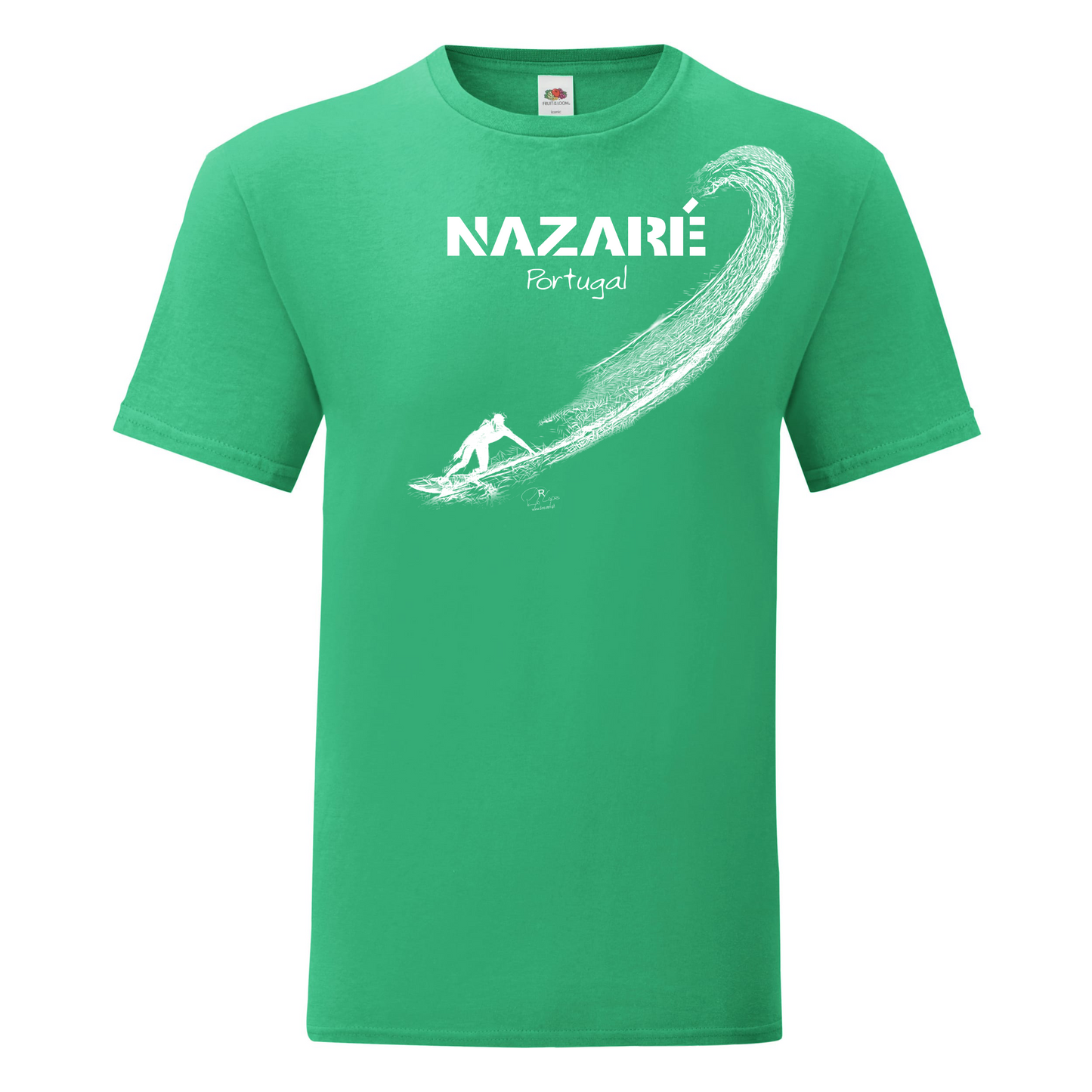 T-shirt Fruit of the Loom, Iconic, 150g, Surf Nazaré