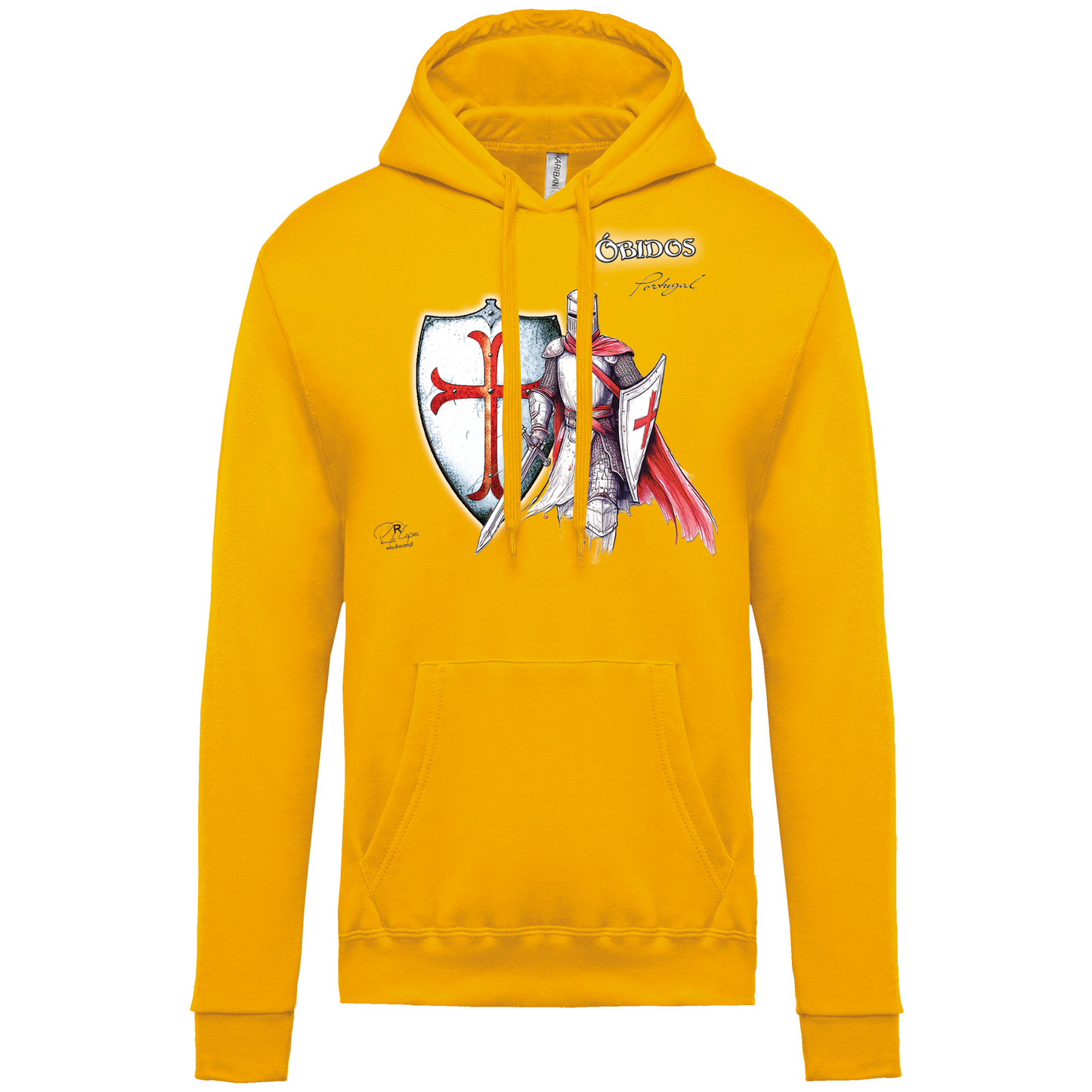 Sweatshirt Kariban com Capuz Templário Óbidos