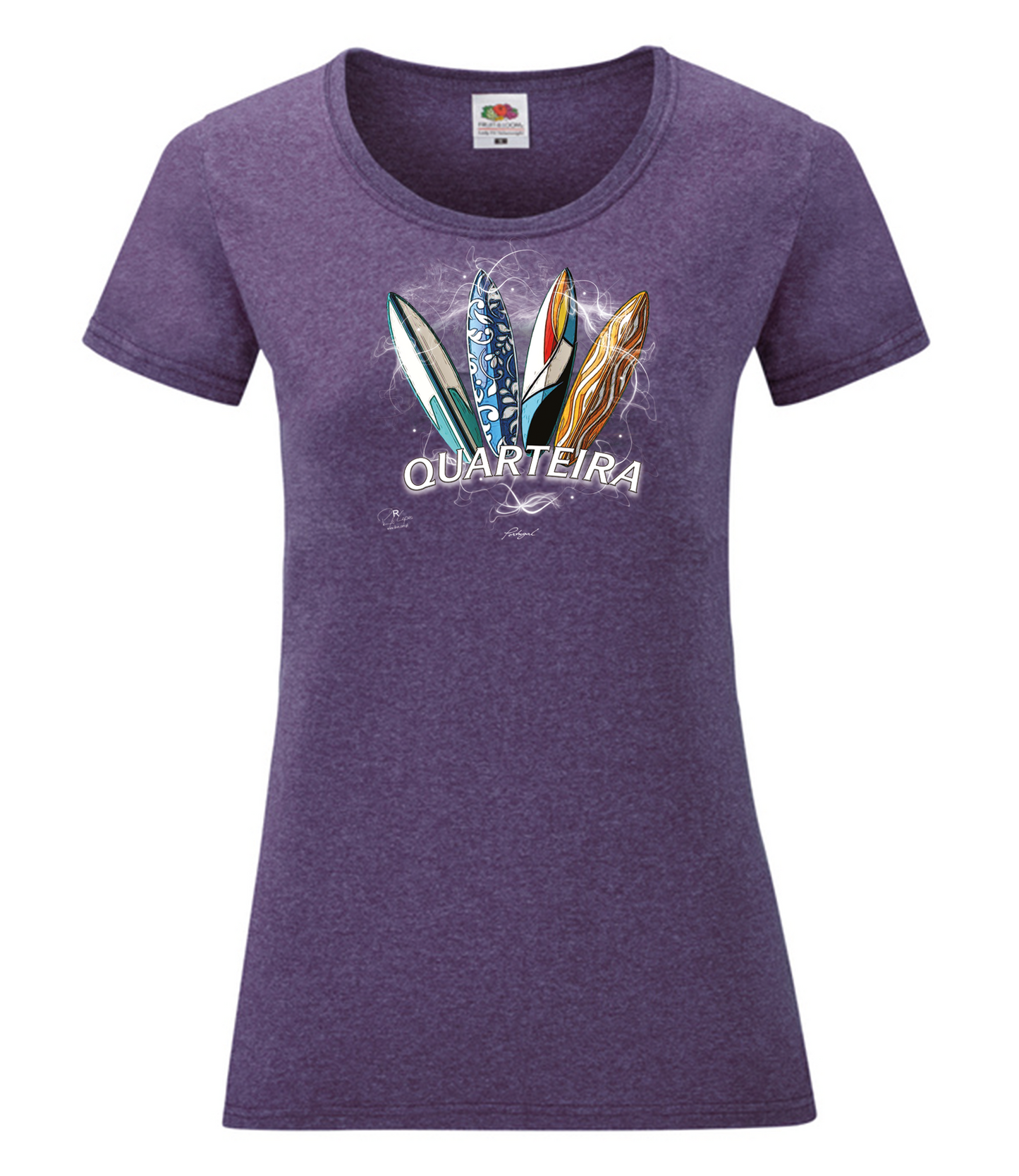 T-shirt Senhora Surfboards Quarteira
