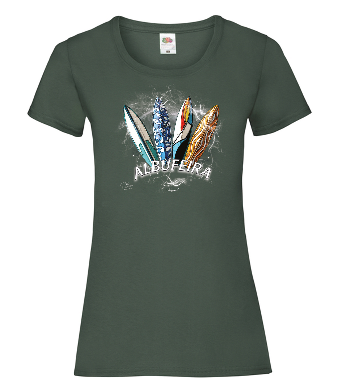 T-shirt Senhora Surfboards Albufeira