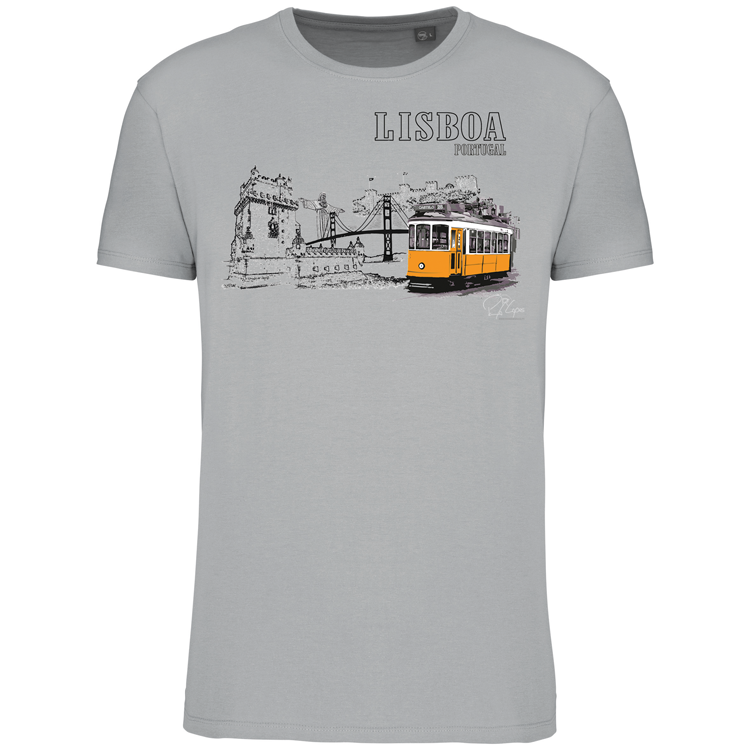 T-Shirt Algodão Biológico Monumentos Lisboa