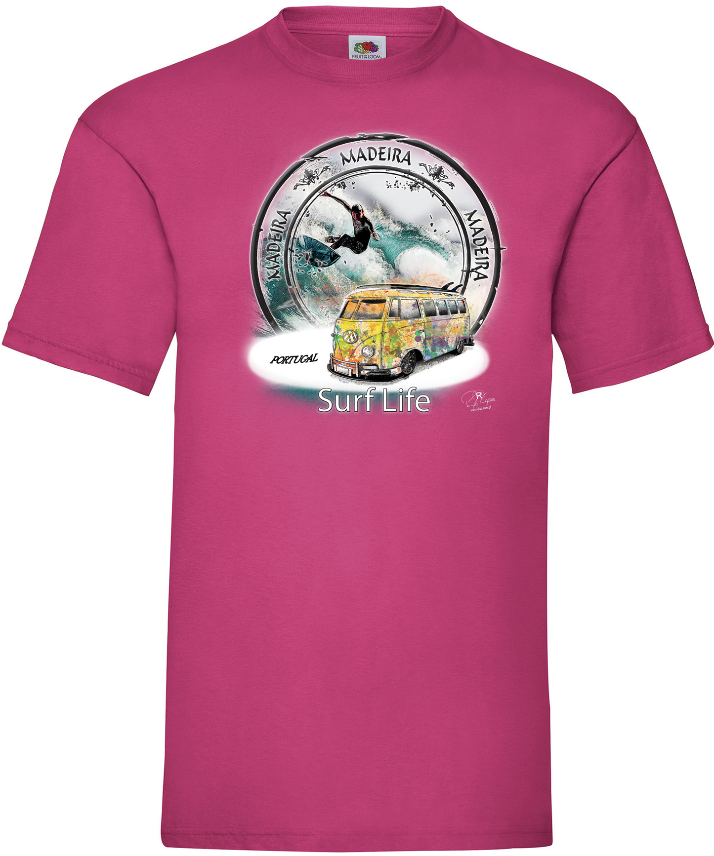T-shirt Surf Life Madeira