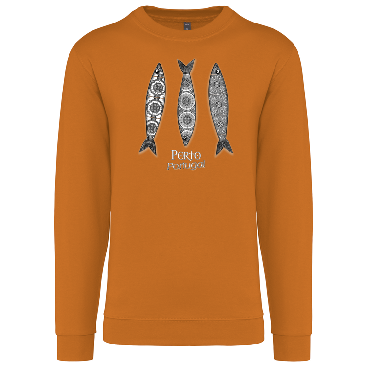 Sweatshirt Kariban sem Capuz 3 Sardinhas Porto