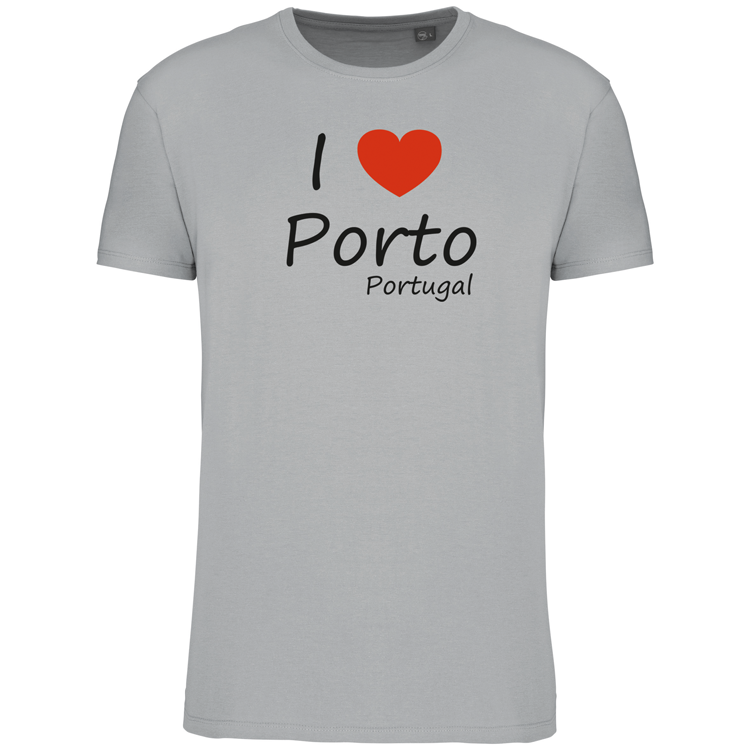 T-Shirt Algodão Biológico I Love Porto