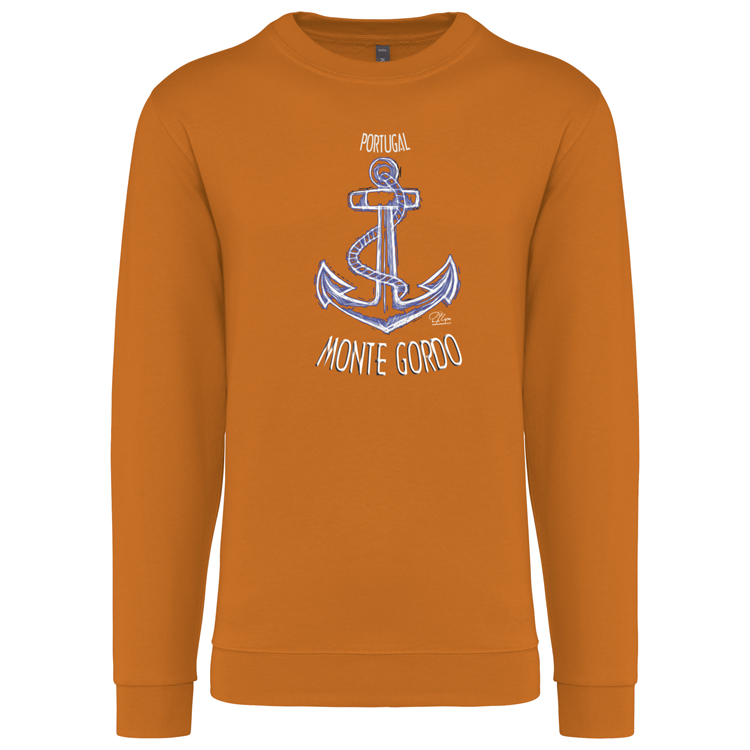 Sweatshirt Kariban sem Capuz Âncora Monte Gordo