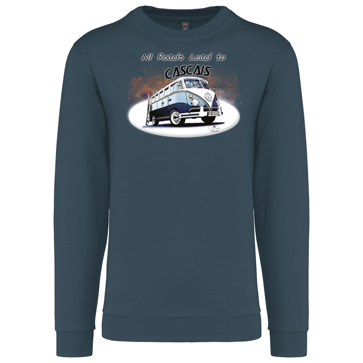 Sweatshirt Kariban sem Capuz All Roads Lead to Cascais