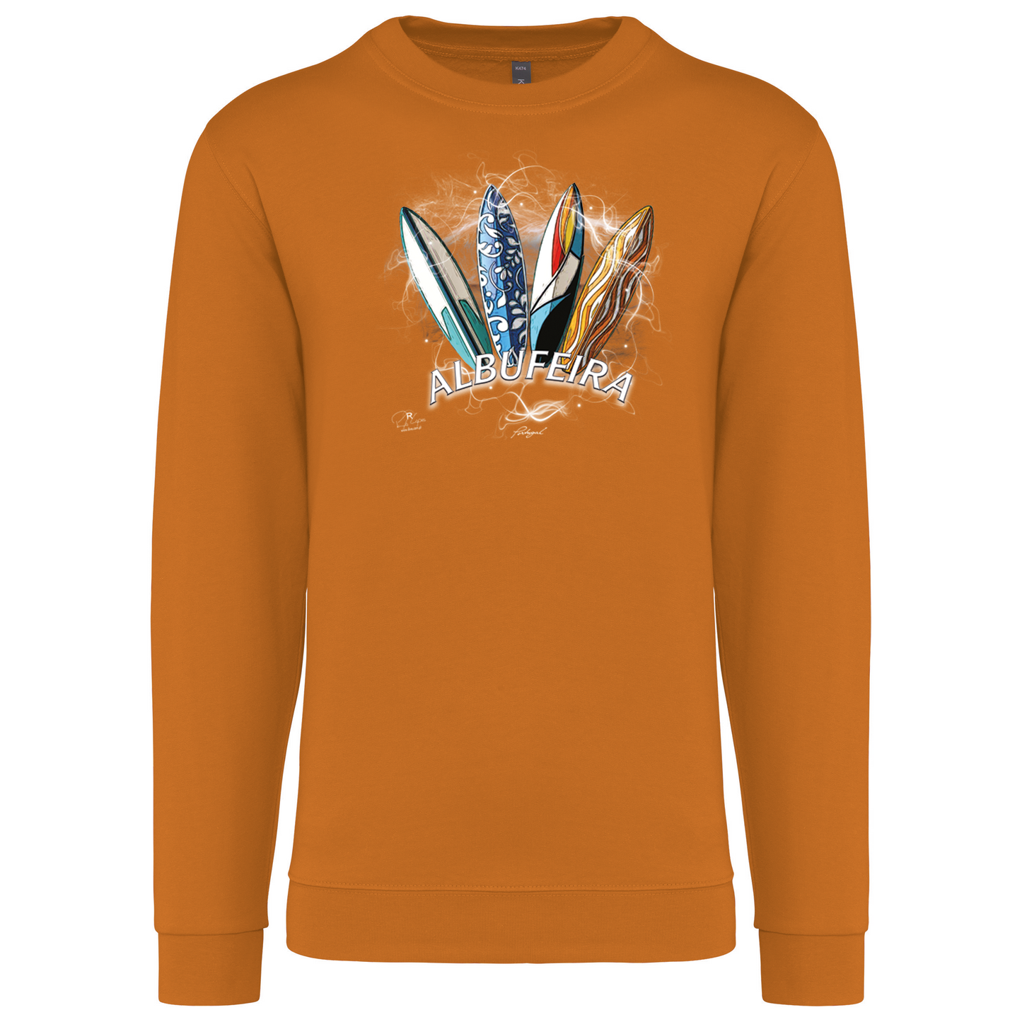 Sweatshirt Kariban sem Capuz Surfboards Albufeira