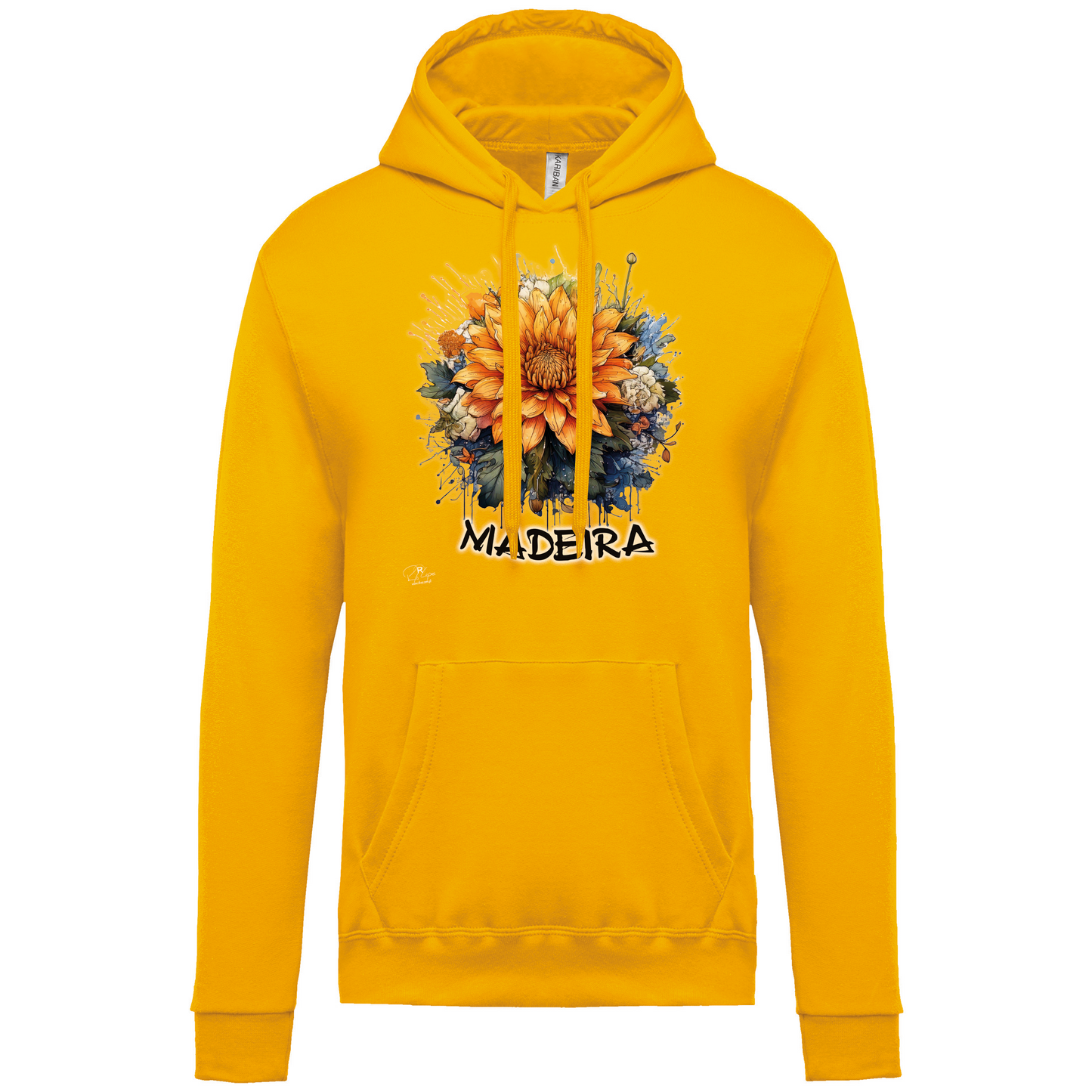 Sweatshirt Kariban com Capuz Arranjo Floral 1