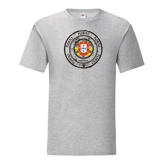 T-shirt Fruit of the Loom, Iconic, 150g, Selo Escudo Porto