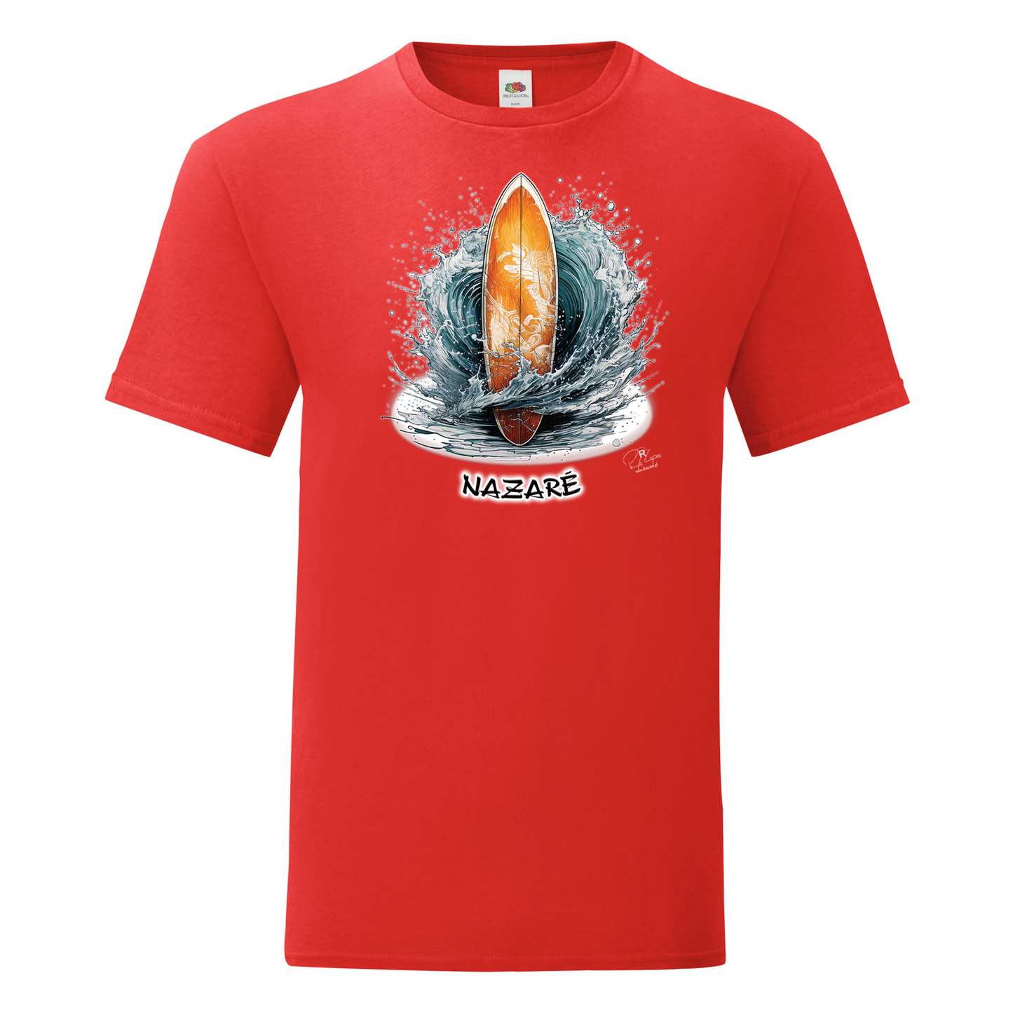 T-shirt Fruit of the Loom, Iconic, 150g, Prancha Nazaré