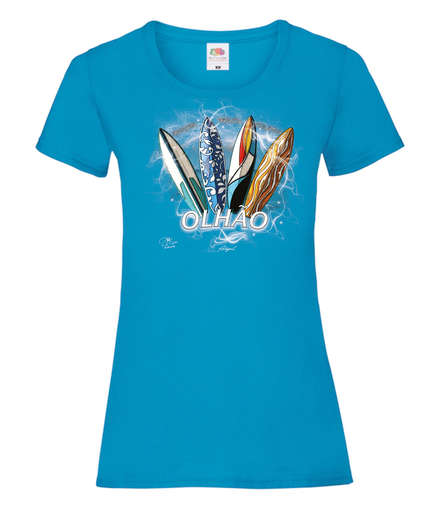 T-shirt Senhora Surfboards Olhão