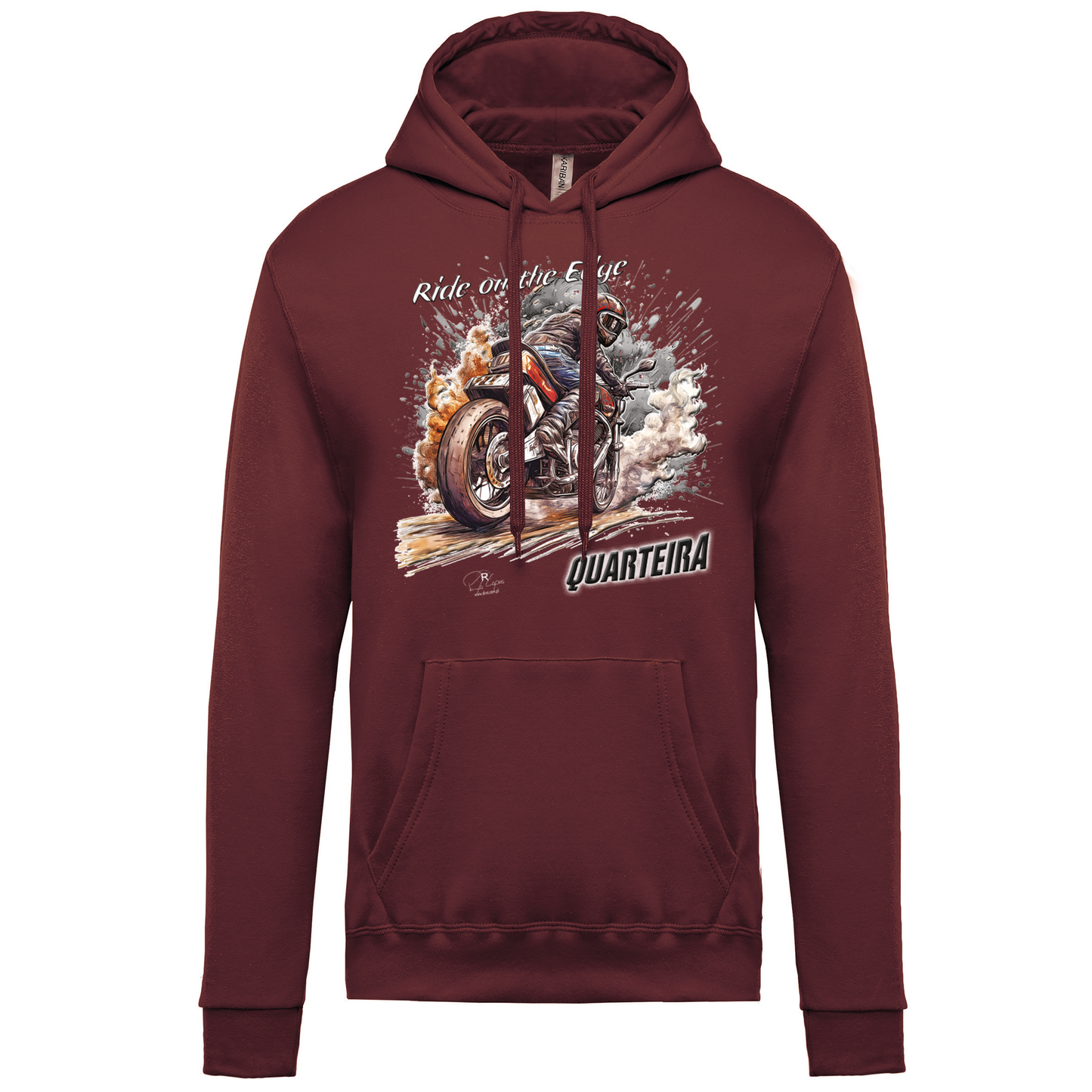Sweatshirt Kariban com Capuz Ride on the Edge Quarteira