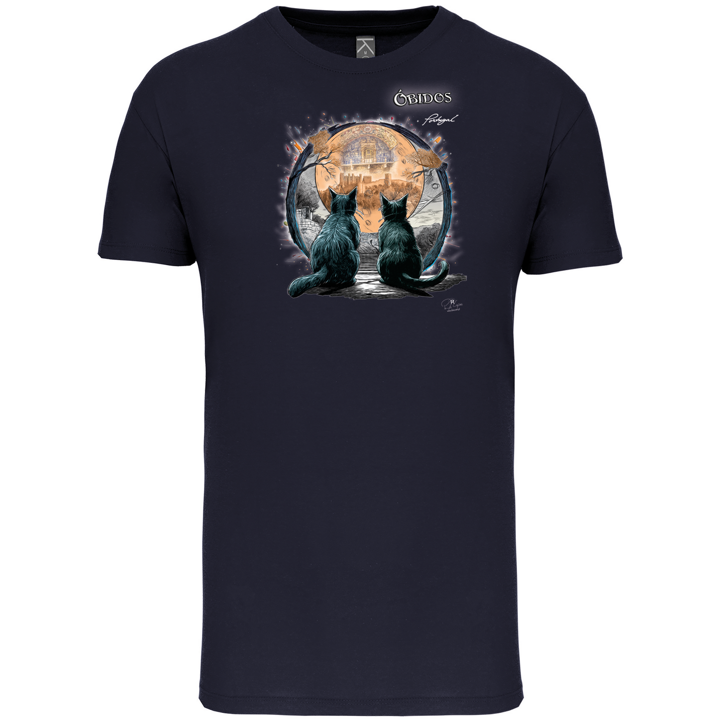 T-Shirt Algodão Biológico Luar Óbidos