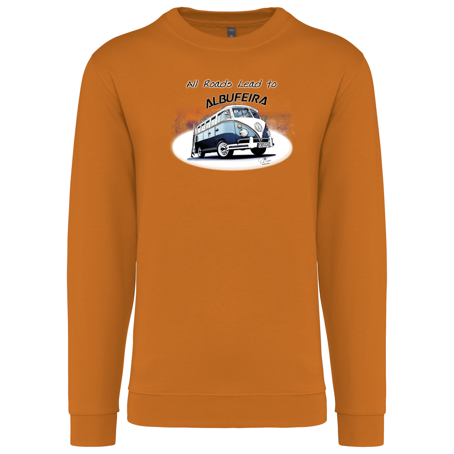 Sweatshirt Kariban sem Capuz All Roads Lead to Albufeira