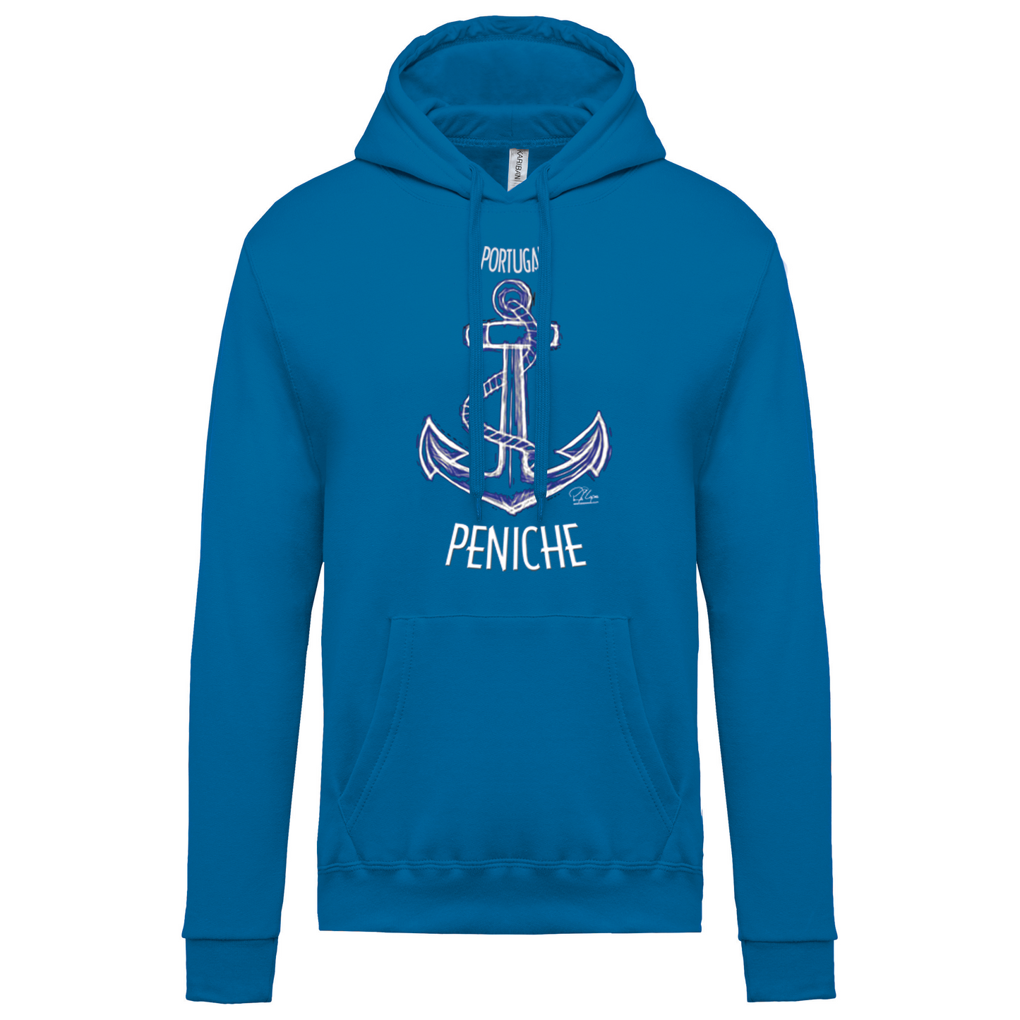 Sweatshirt Kariban com Capuz Âncora Peniche