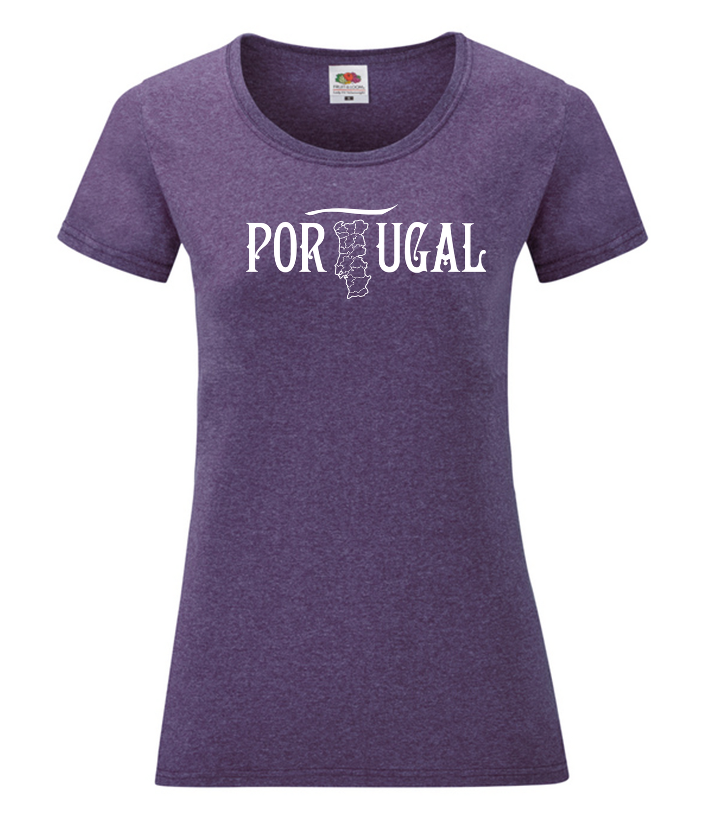 T-shirt Senhora Mapa de Portugal