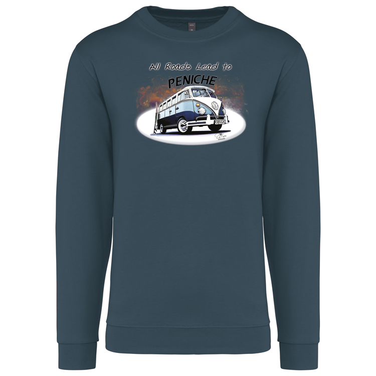 Sweatshirt Kariban sem Capuz All Roads Lead to Peniche