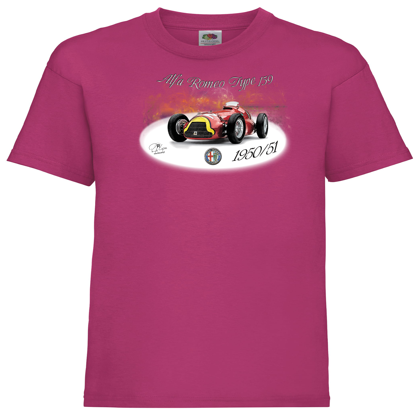 T-shirt Fruit of the Loom Kids Alfa Romeo Type 159