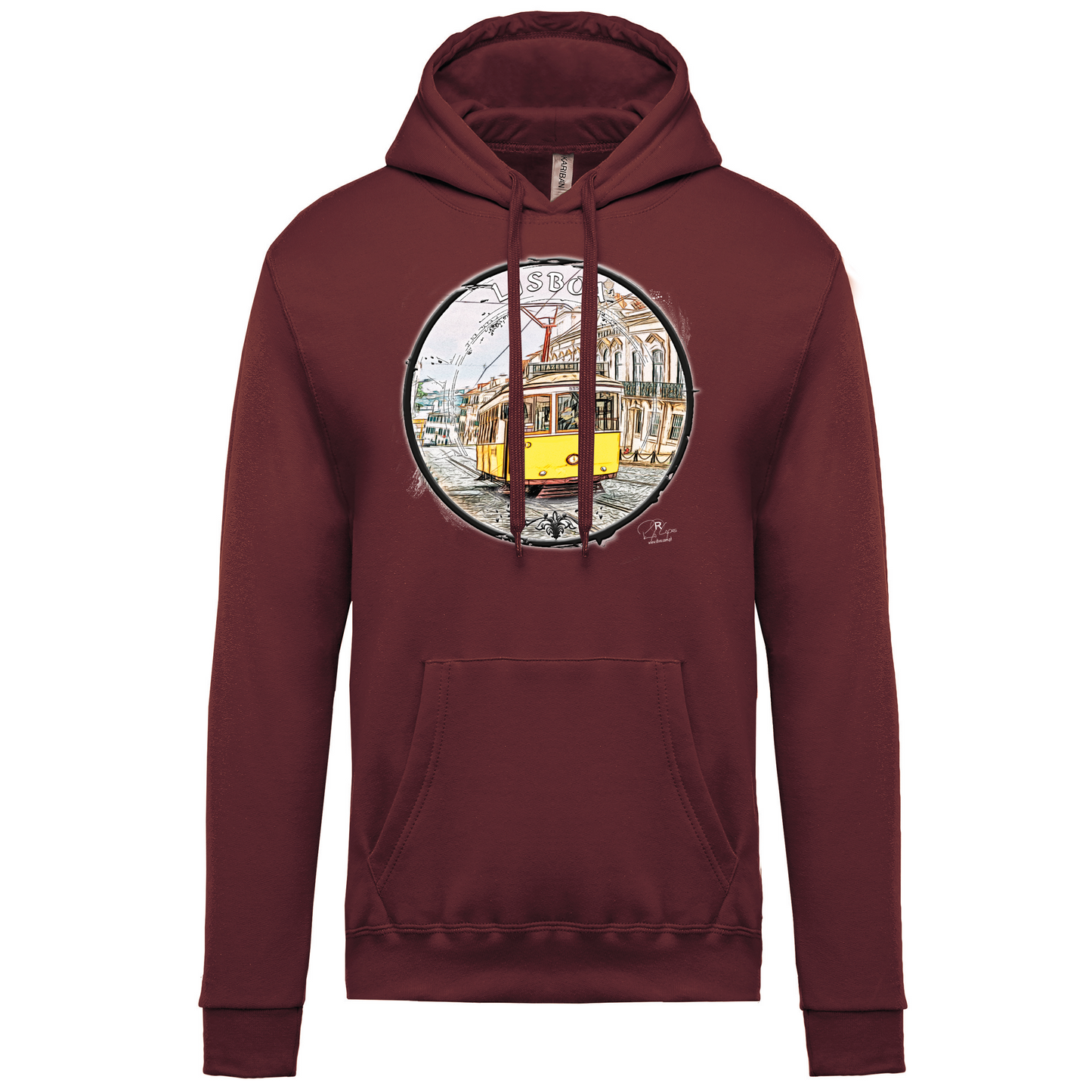 Sweatshirt Kariban com Capuz Calçada do Combro