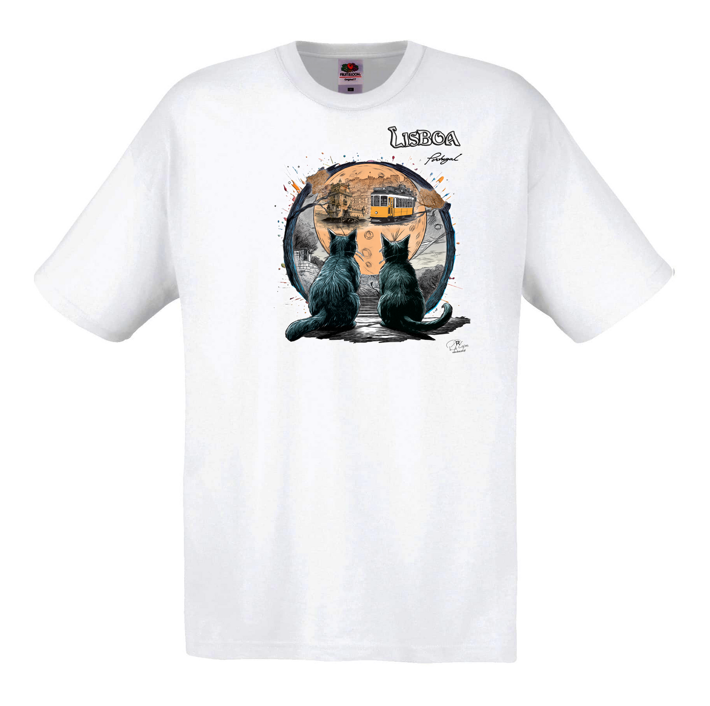T-shirt Fruit of the Loom, Original 145g, Luar Lisboa