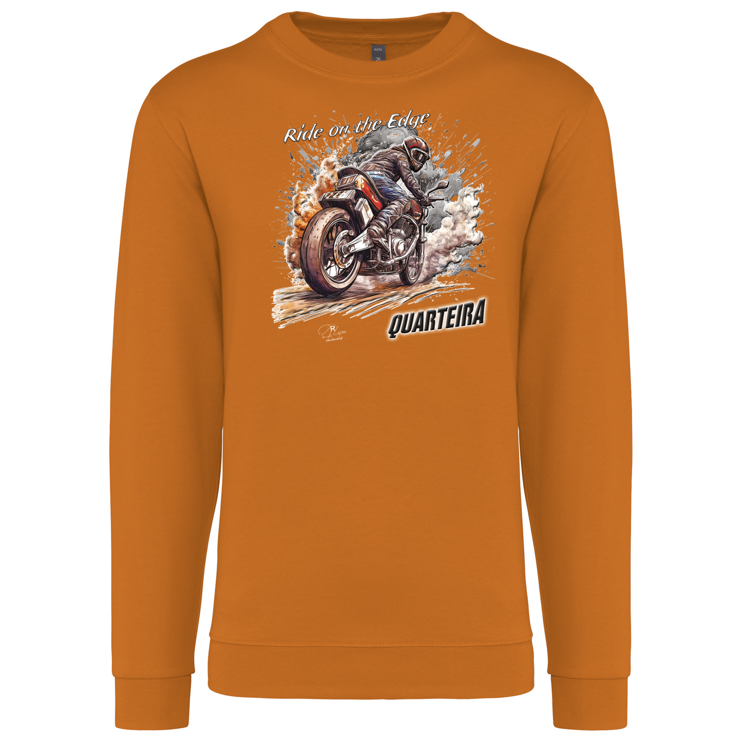 Sweatshirt Kariban sem Capuz Ride on the Edge Quarteira