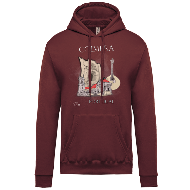 Sweatshirt Kariban com Capuz Sé de Coimbra
