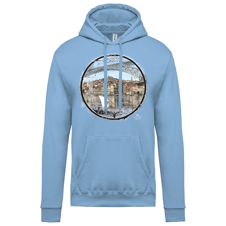 Sweatshirt Kariban com Capuz Selo Porto