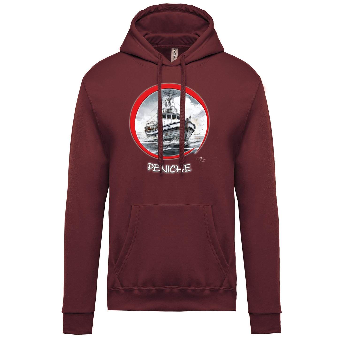 Sweatshirt Kariban com Capuz Traineira Peniche