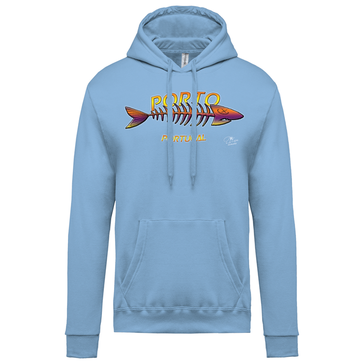 Sweatshirt Kariban com Capuz Espinha Porto