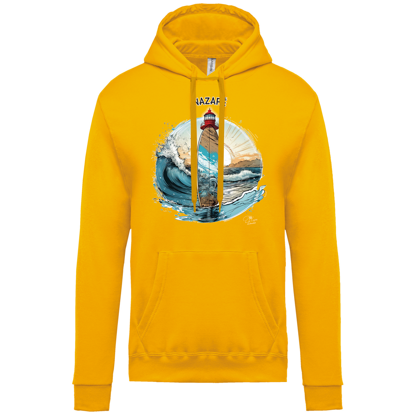 Sweatshirt Kariban com Capuz Sol Nazaré