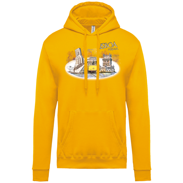 Sweatshirt Kariban com Capuz Monumentos Belém
