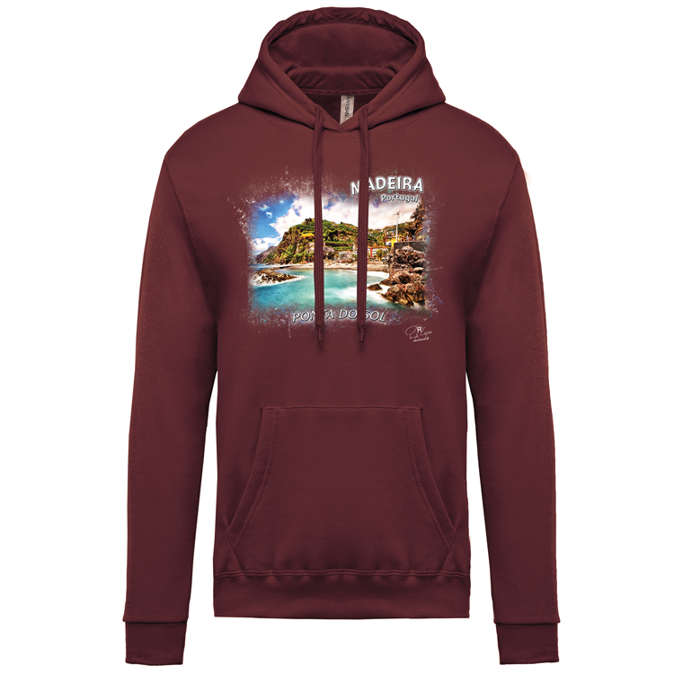 Sweatshirt Kariban com Capuz Ponta do Sol