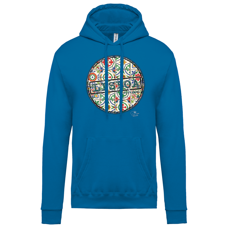 Sweatshirt Kariban com Capuz Pin Lisboa