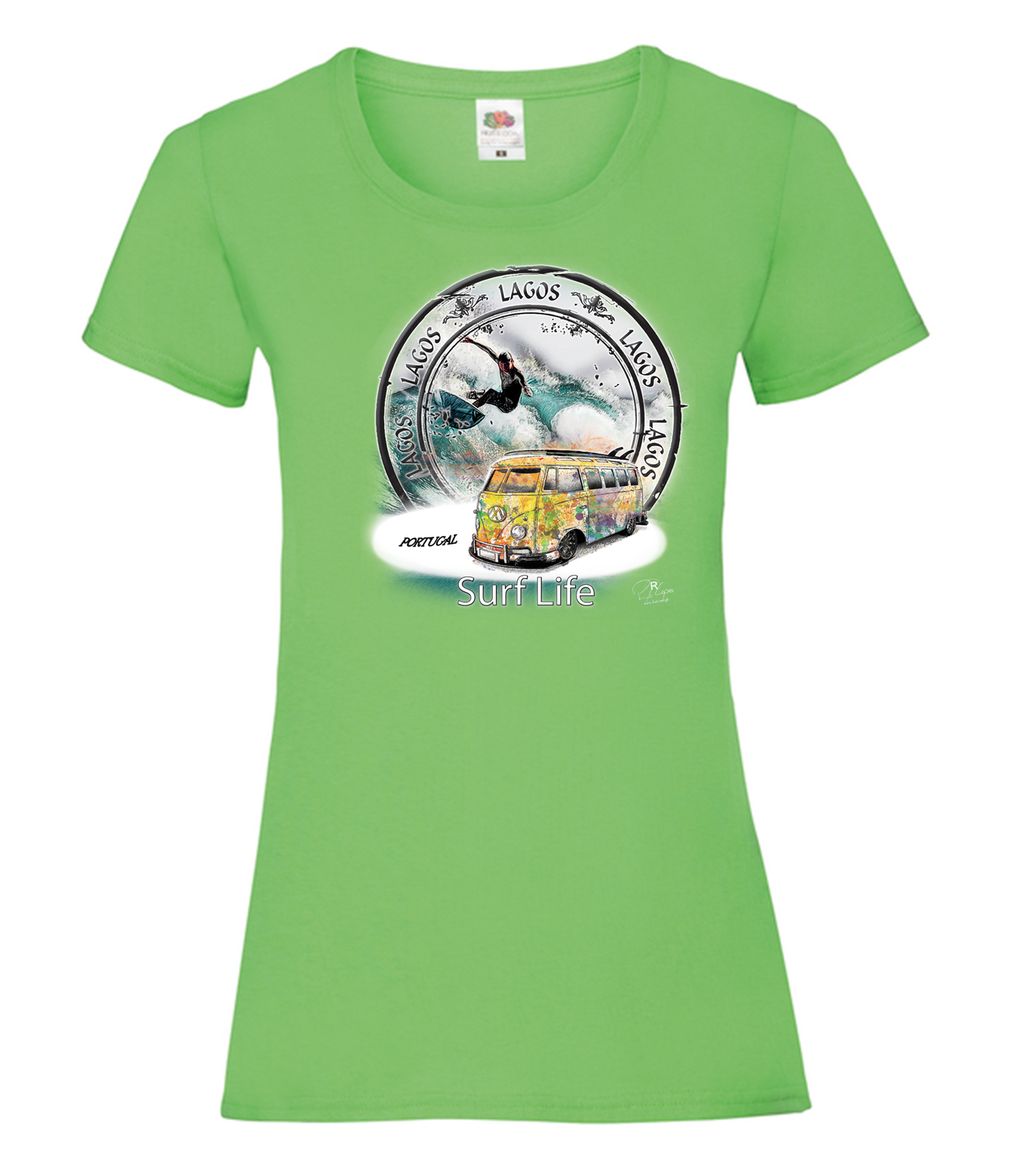 T-shirt Senhora Surf Life Lagos