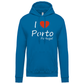 Sweatshirt Kariban com Capuz I Love Porto