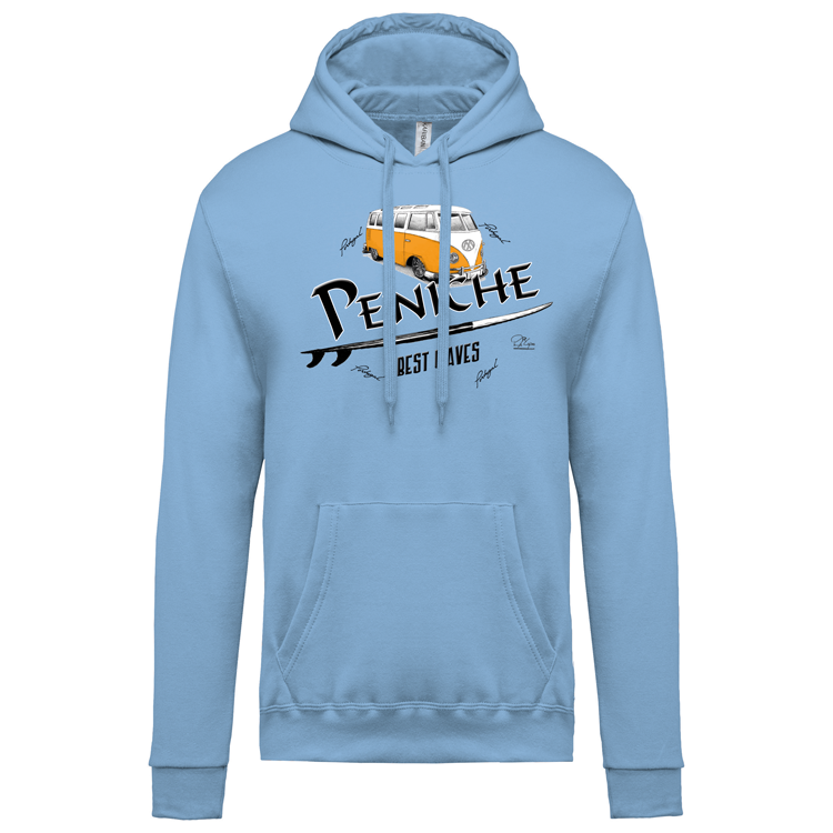 Sweatshirt Kariban com Capuz Pão de Forma Peniche