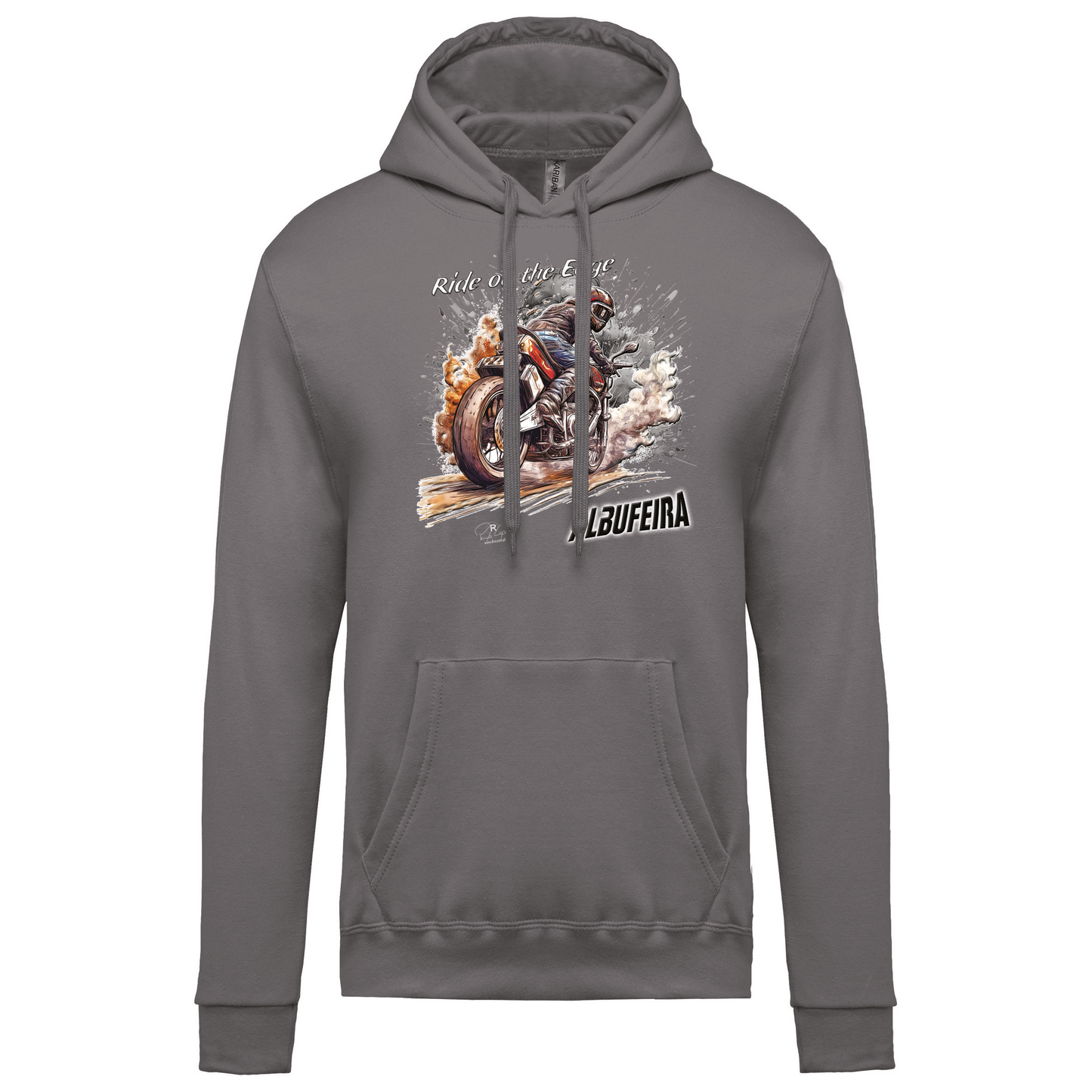 Sweatshirt Kariban com Capuz Ride on the Edge Albufeira