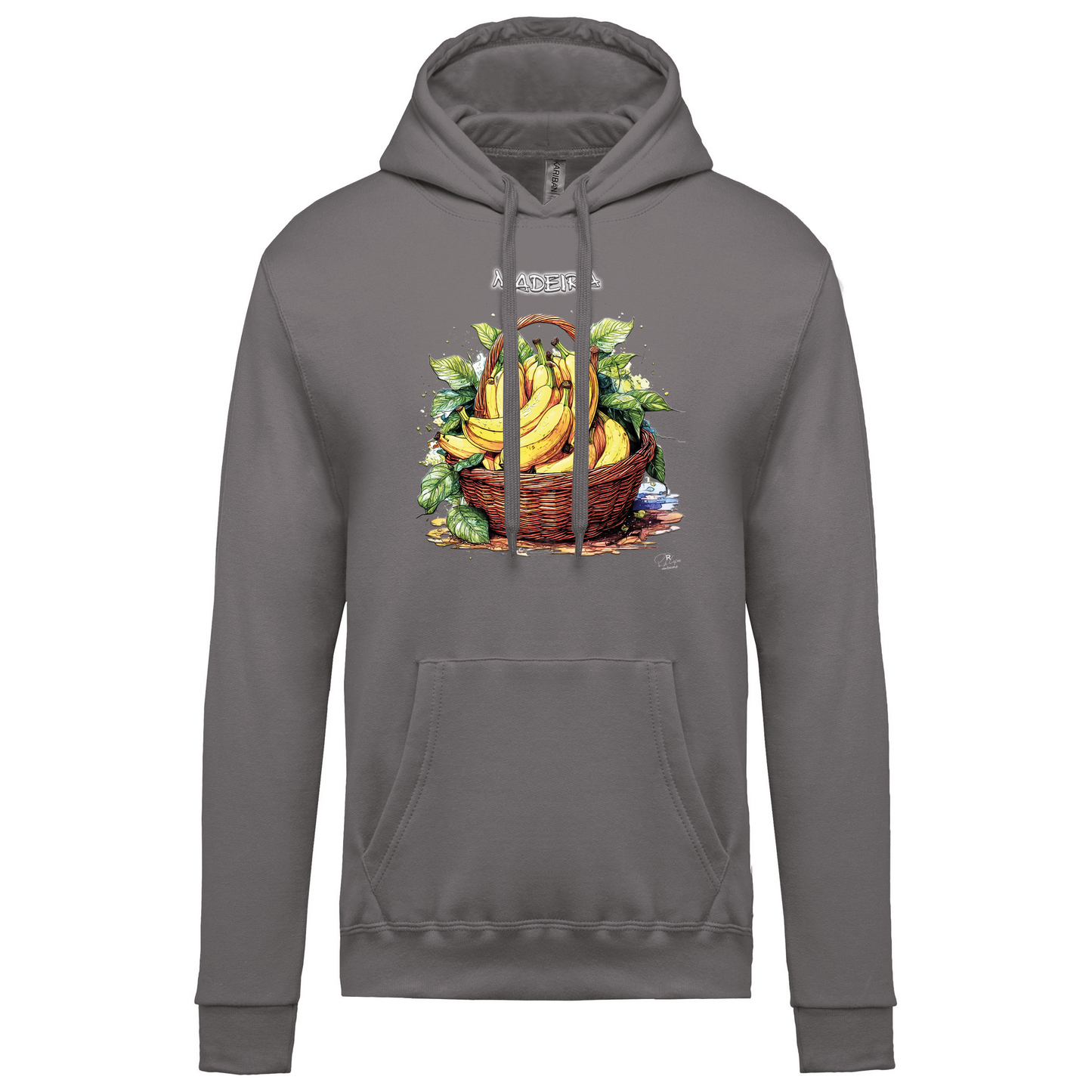 Sweatshirt Kariban com Capuz Cesto Bananas