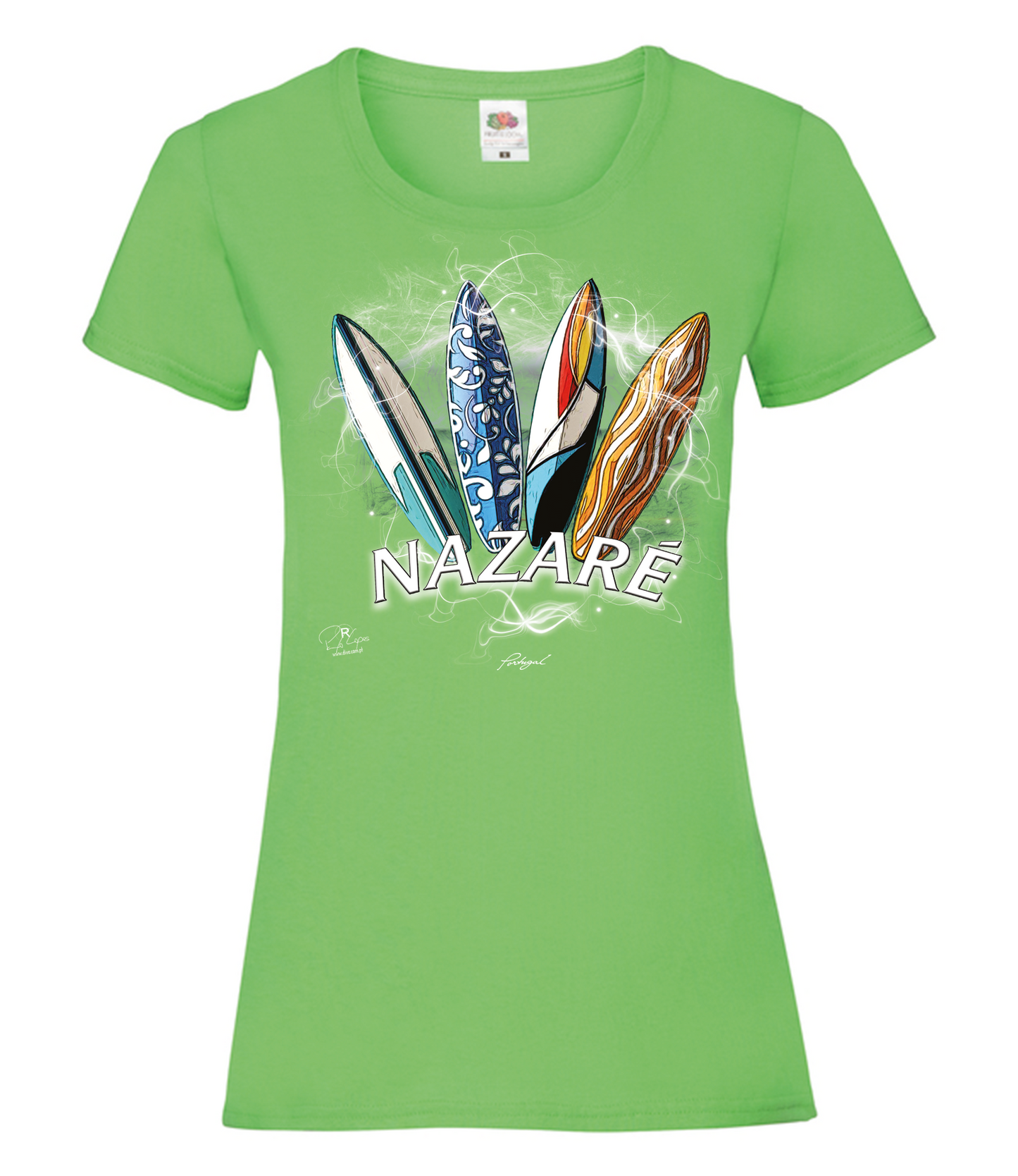 T-shirt Senhora Surfboards Nazaré