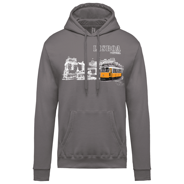 Sweatshirt Kariban com Capuz Monumentos Lx